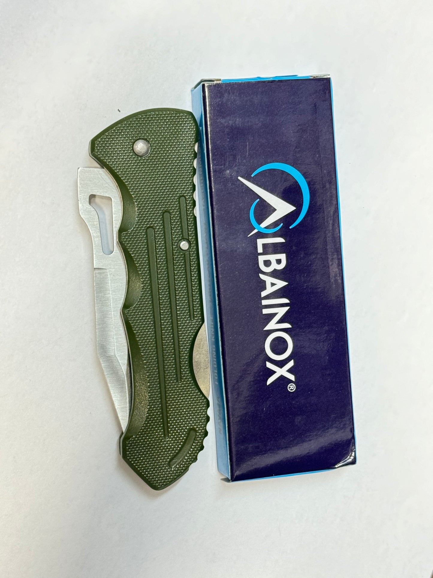 Albainox Green Folding Pen Knife 18024