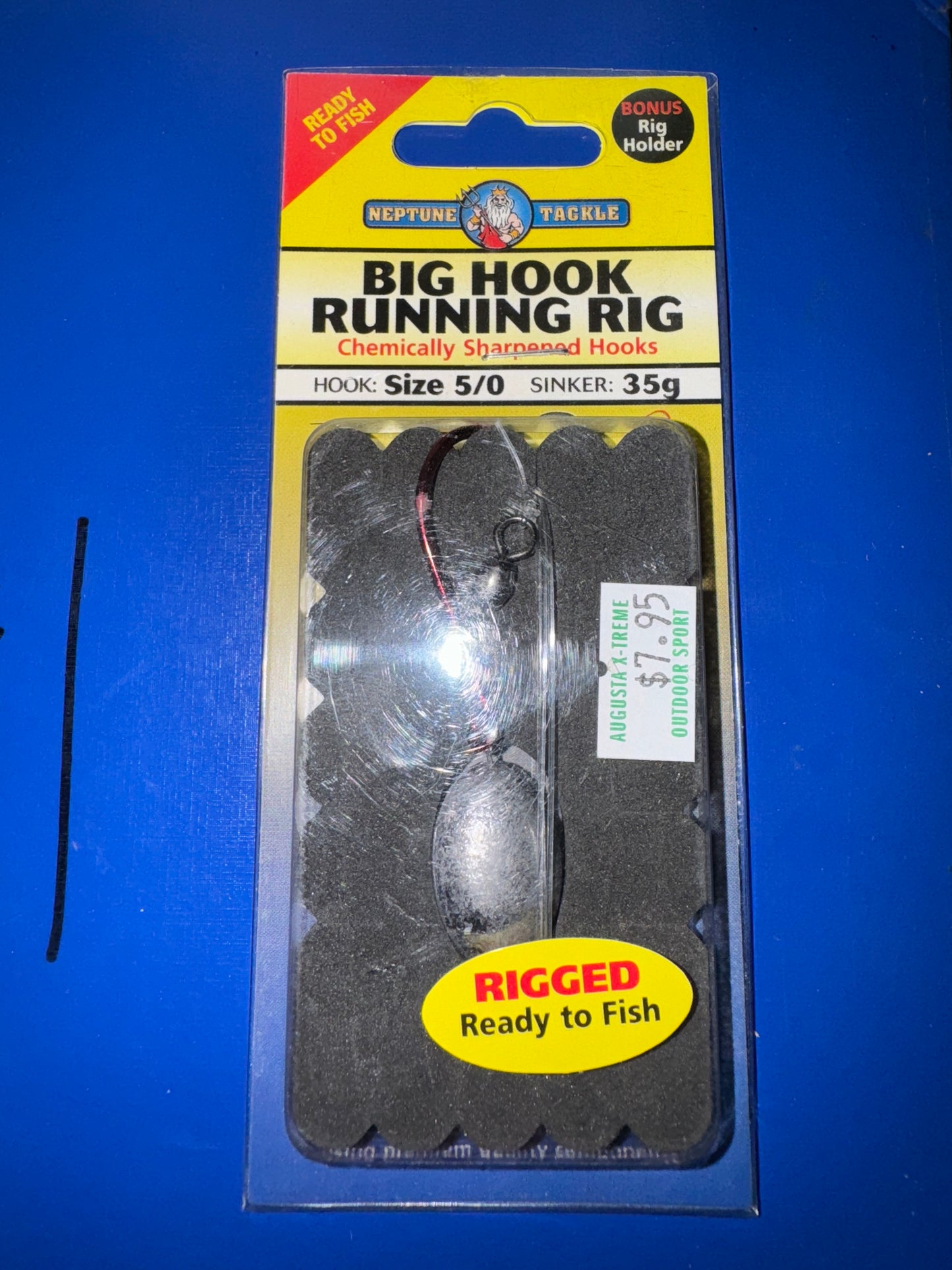 Neptune Tackle Big Hook Running Rig (Yellow Carded)