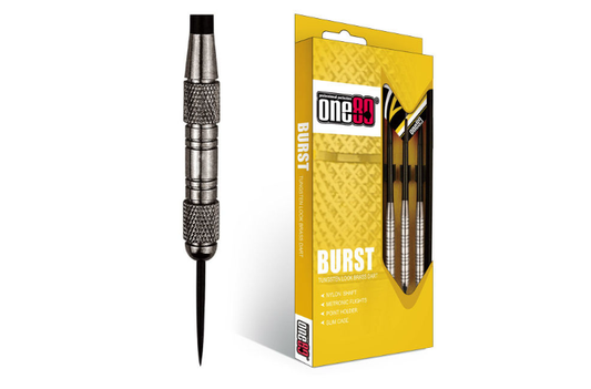 One80 Burst Tungsten Look Brass Darts