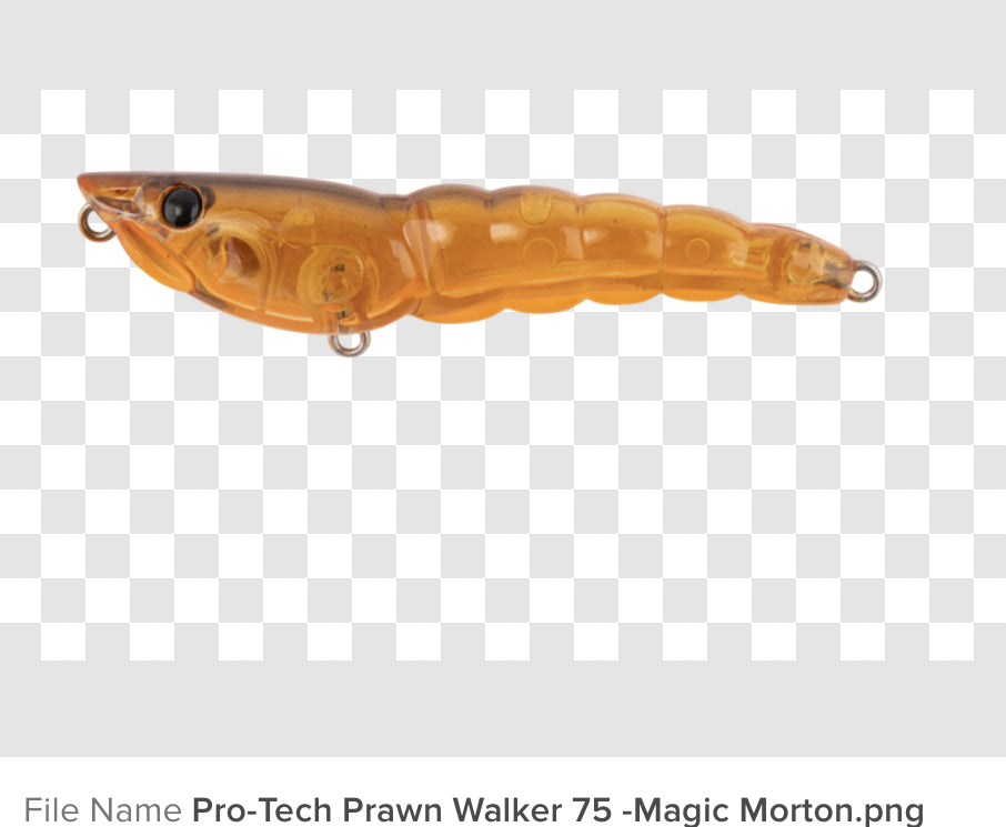 Berkley Pro-Tech Prawn Walker 75 Surface Blue Tail 75mm