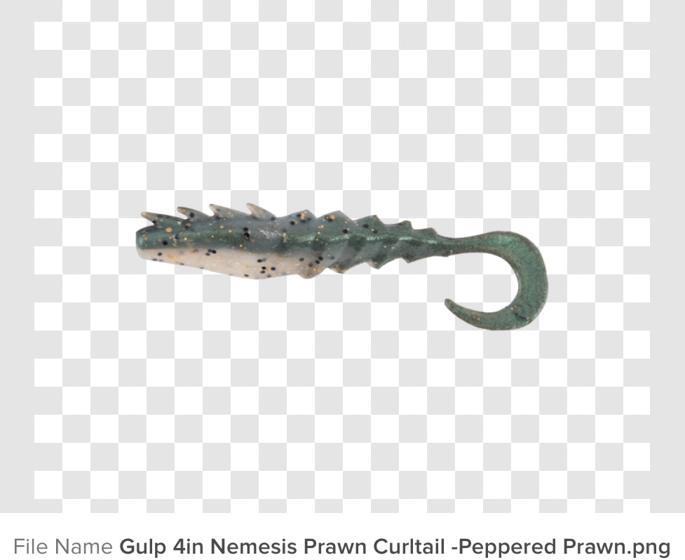 Berkley Gulp nemesis prawn curl tail