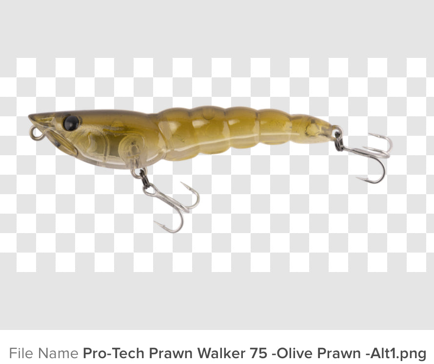 Berkley Pro-Tech Prawn Walker 75 Surface Blue Tail 75mm