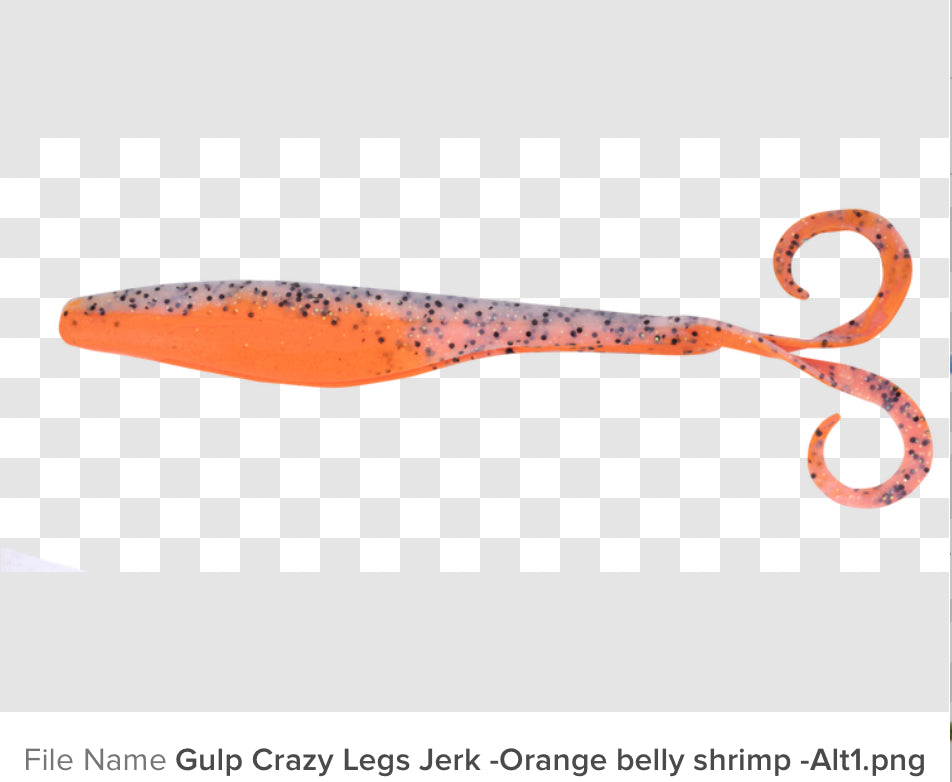 Berkley GULP Crazy Legs Jerkshad 7IN 18cm Nuclear Chicken 7IN