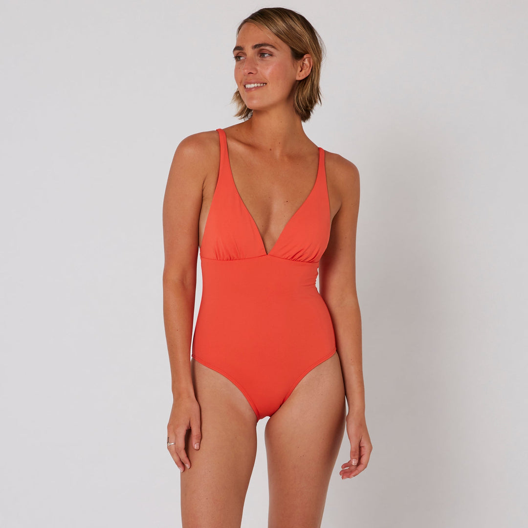 Ladies Hyams Plunge One Piece Bathers