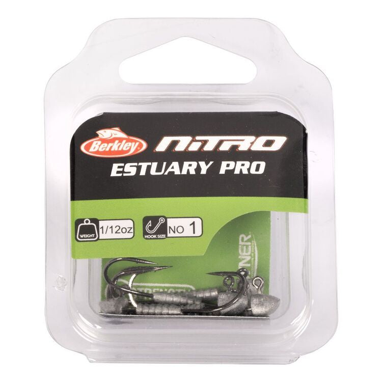 Berkley Nitro Estuary Pro Jig Heads 1/8oz