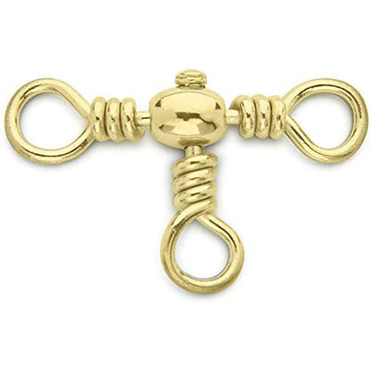 Seahorse Brass Crossline Swivels Qty 10 6