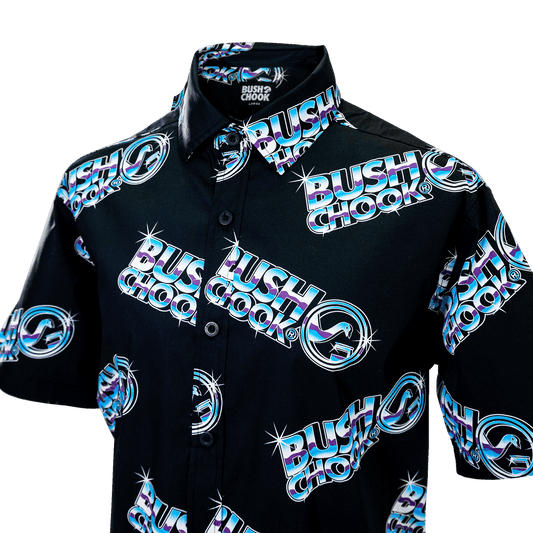 Bush Chook Chrome Chook Button Shirt