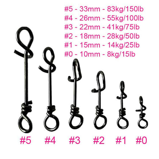 Mustad Fastach Clip Sz 0 12pk