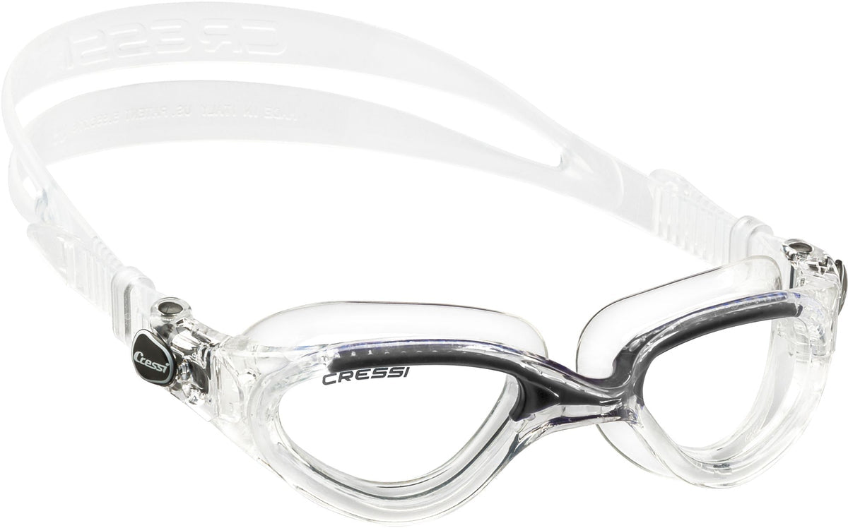 Cressi Swim Flash Adult Goggles Black/Red D