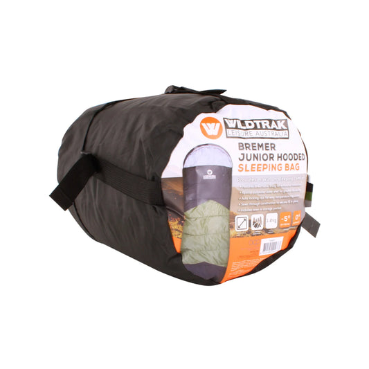 Wildtrak Bremer Hooded Jumbo Sleeping Bag 230x90cm 0 to -5C