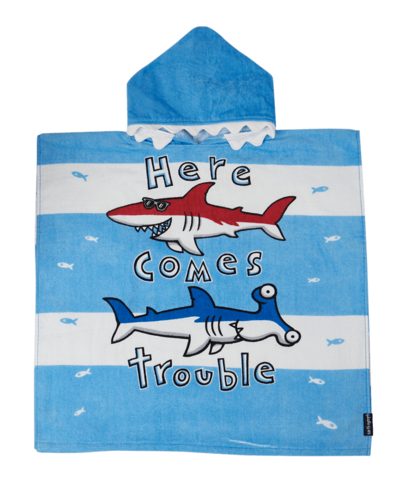 Earth Nymph Kids Towel Cape Poncho