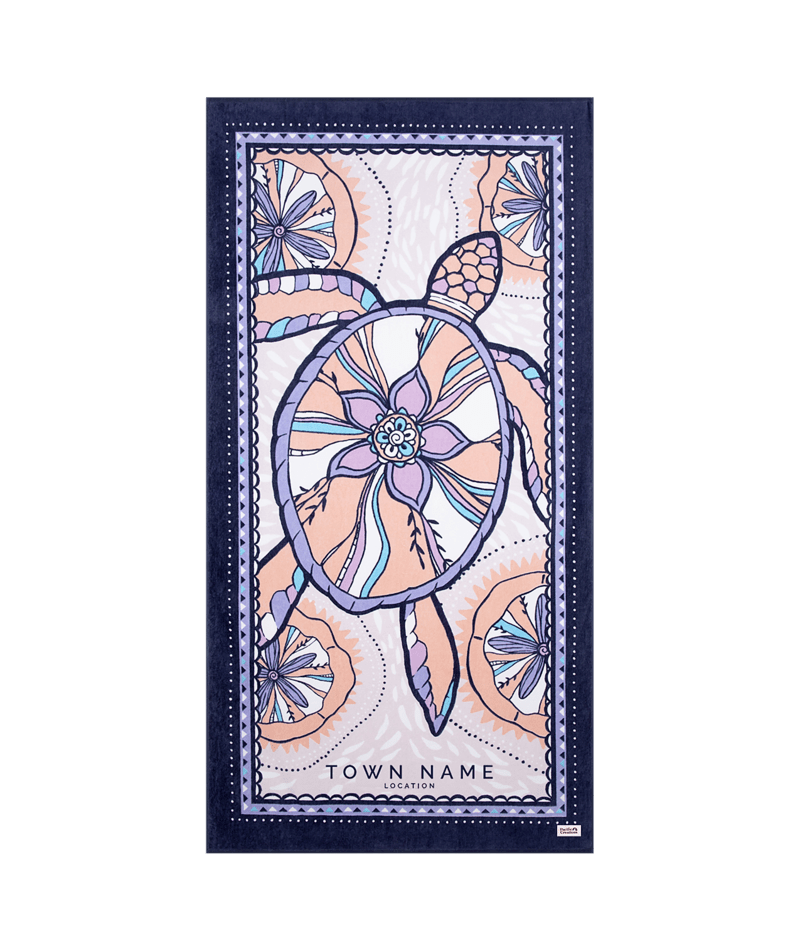 Pacific Creations Beach Towel Ocean Turtle Augusta
