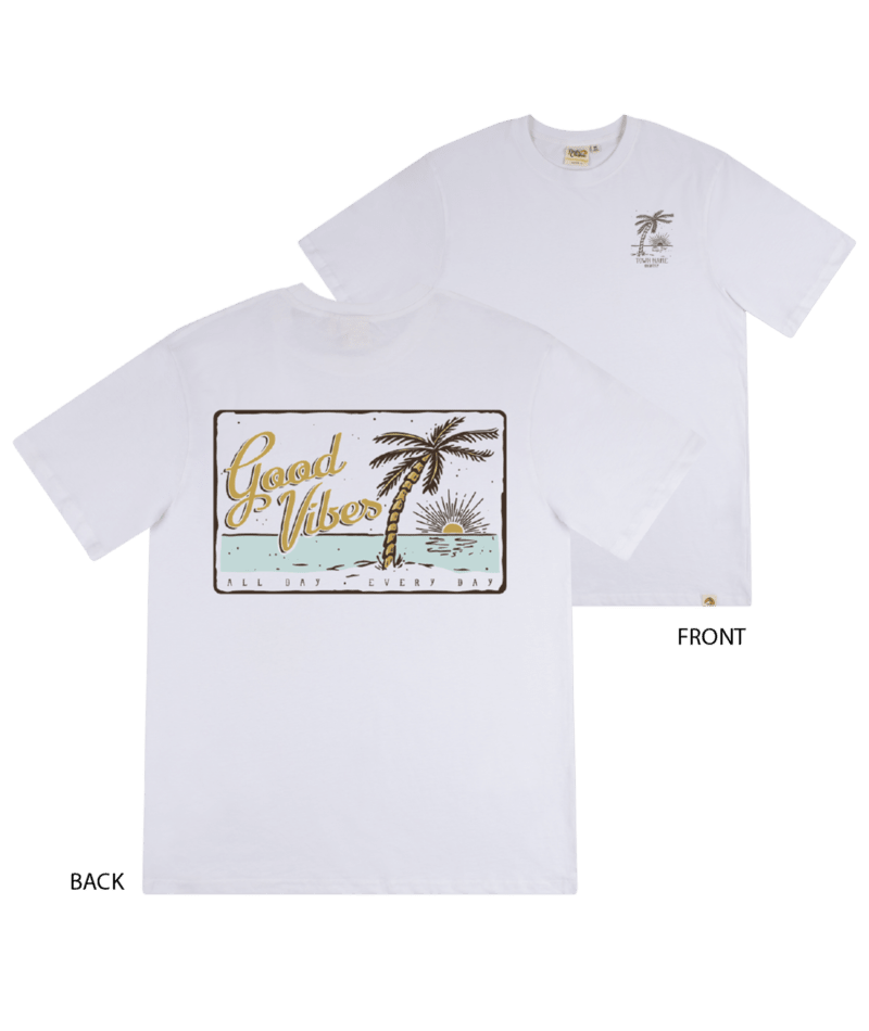 Pacific Creations Good Vibes Augusta Mens T Shirt