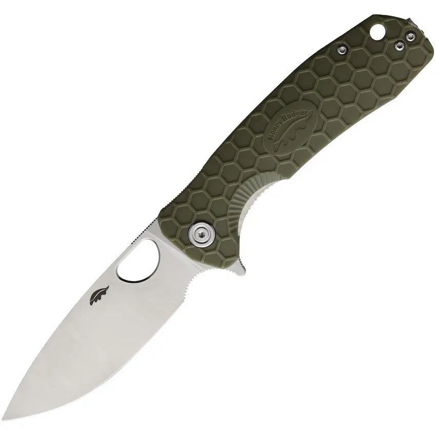 Honey Badger Flipper Large Green HB1003