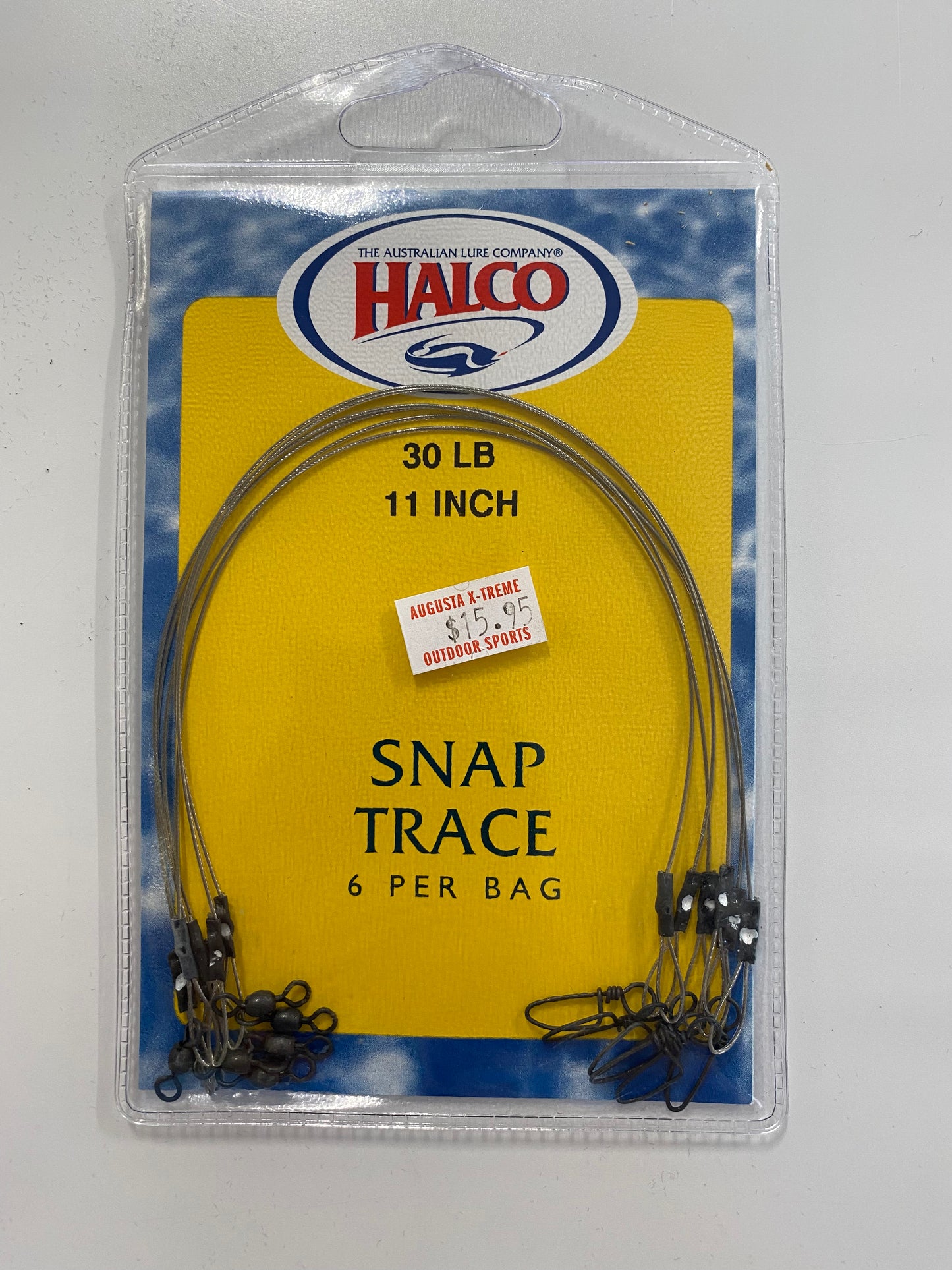 Halco Snap Trace 30Lb X 11IN Pk 6