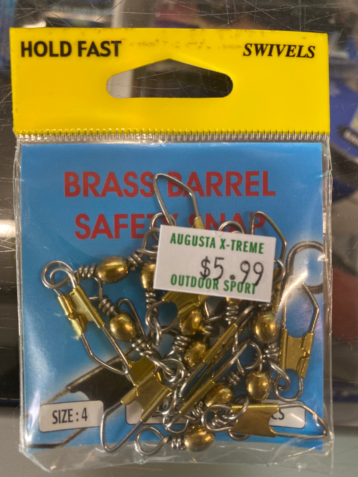 Hold Fast Swivel Barrel Safety Snap Size 12 Qty 10