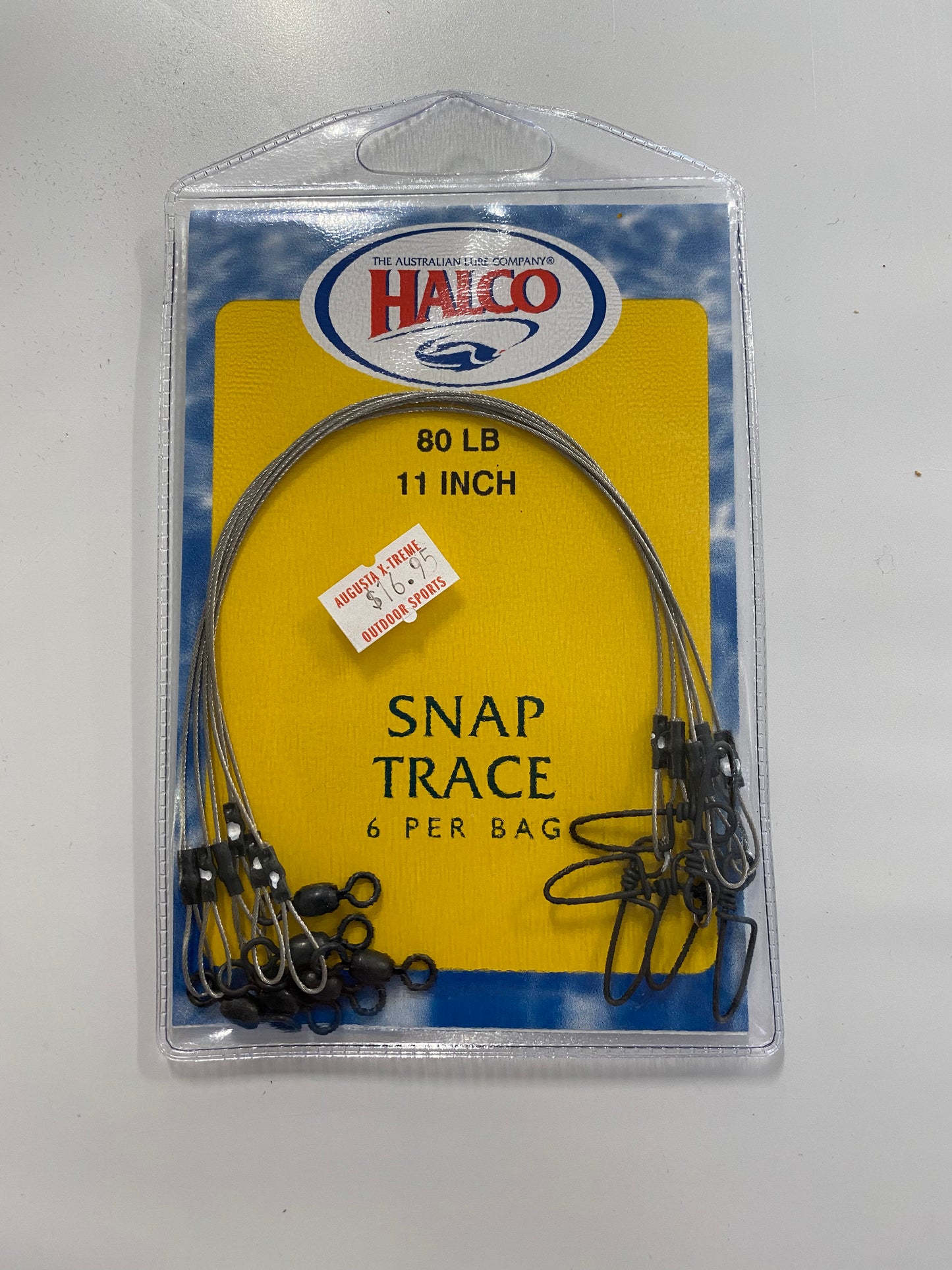 Halco Snap Trace 30Lb X 11IN Pk 6