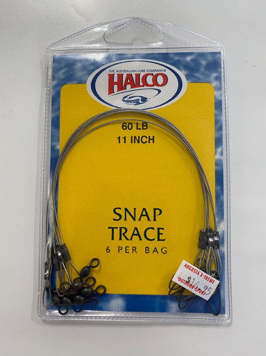 Halco Snap Trace 30Lb X 11IN Pk 6
