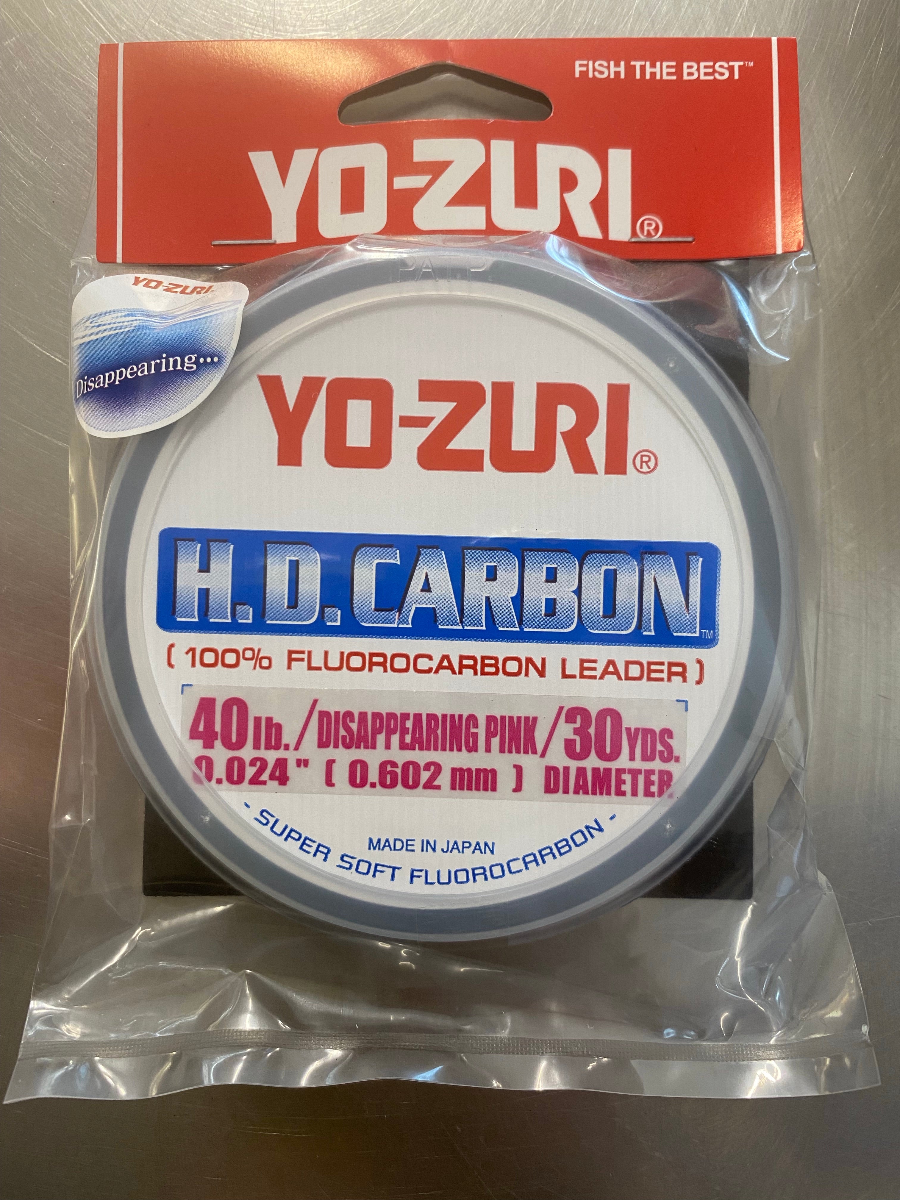 Yo-Zuri HD Fluorocarbon Leader Pink 30Yds 30lb New