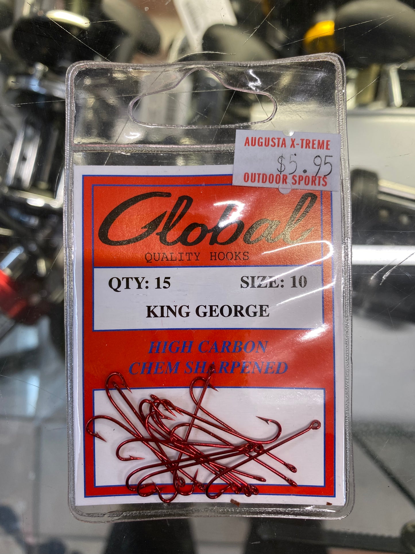Global Hooks King George Size 10 Qty 15