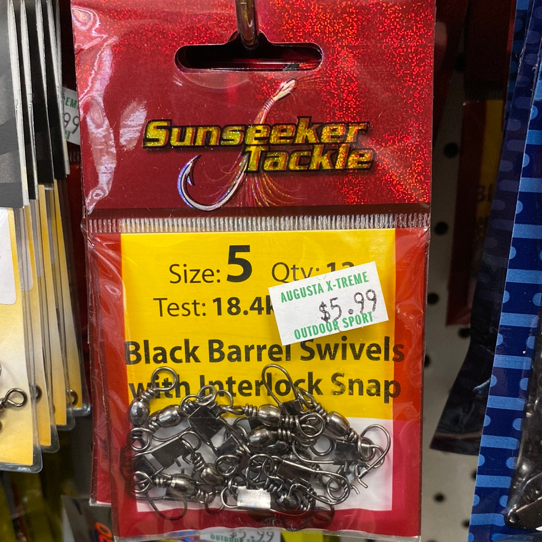 Sunseeker Swivel Black Barrel with Snap