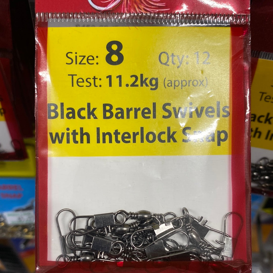 Sunseeker Swivel Black Barrel with Snap