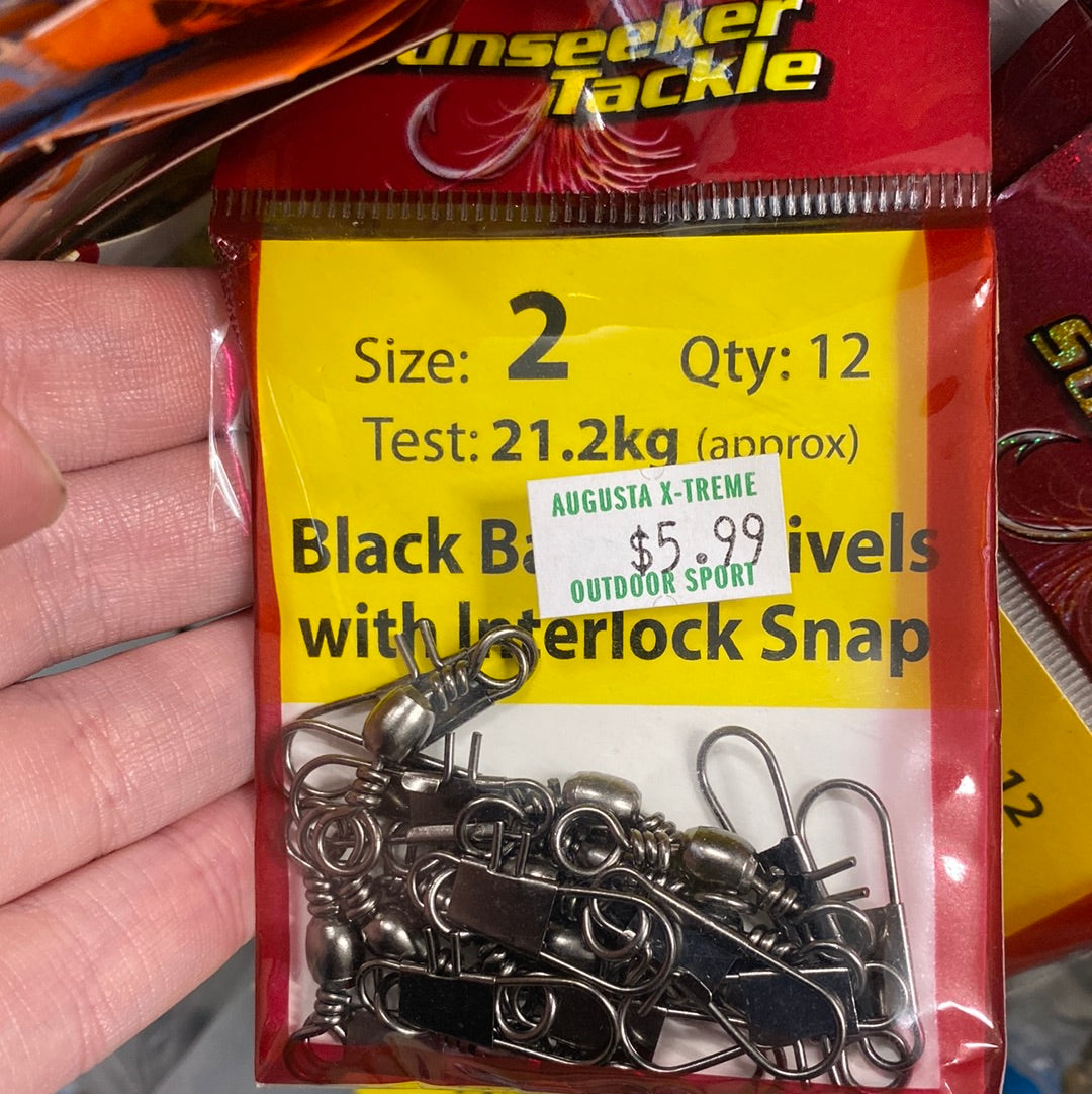 Sunseeker Swivel Black Barrel with Snap