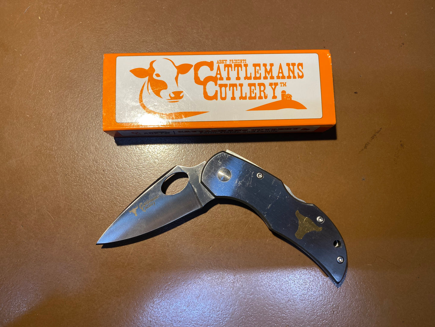 Cattlemans Cutlery Folding Knife Stainless Steel