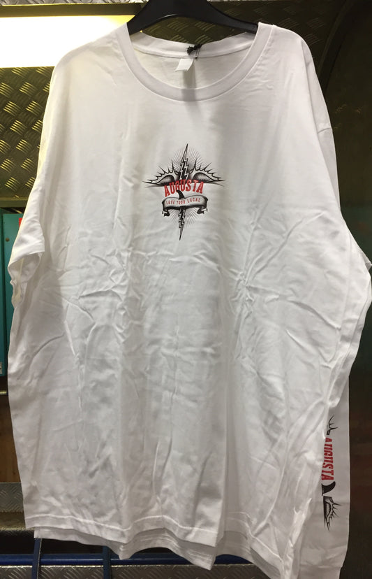 Foam Rider Unisex Augusta 90s Style Long Sleeve T Shirt