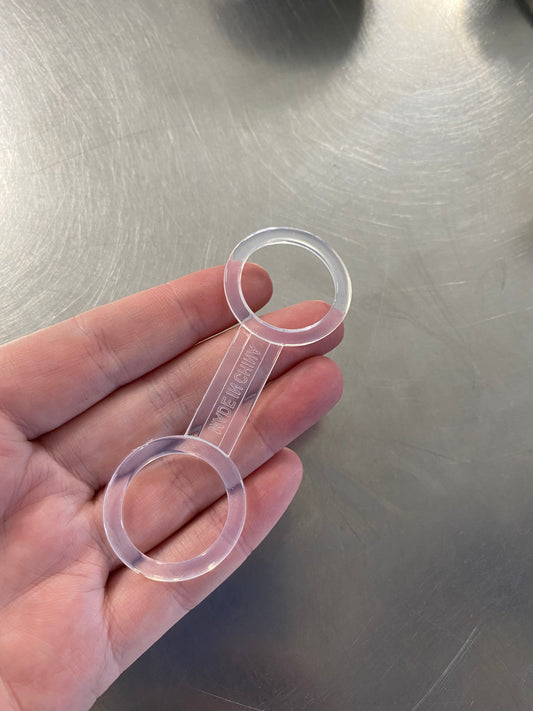 Silicone Snorkel Keeper Clear