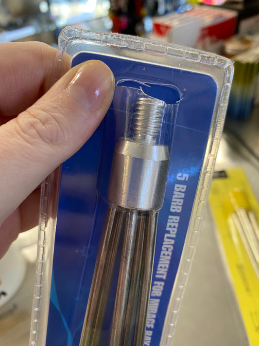 Mirage Rayzor 5 Barb Cluster For Aluminium Handspear