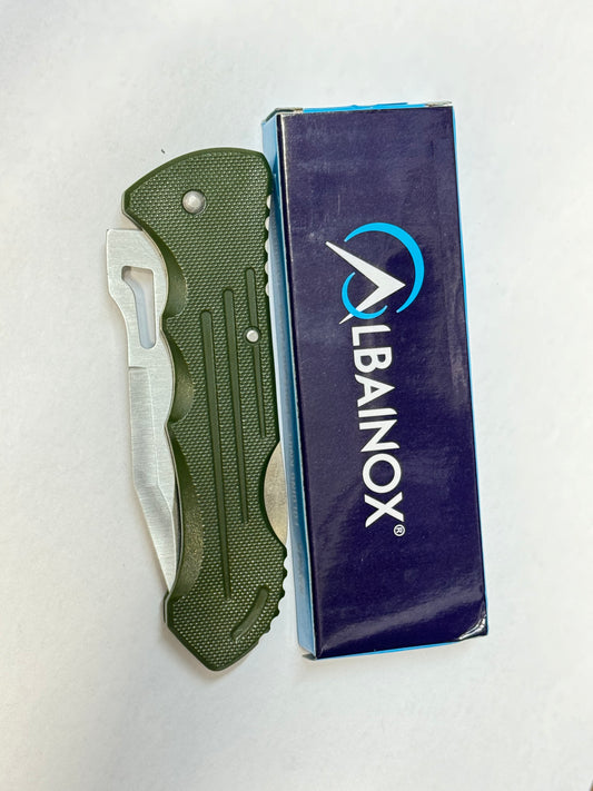 Albainox Green Folding Pen Knife