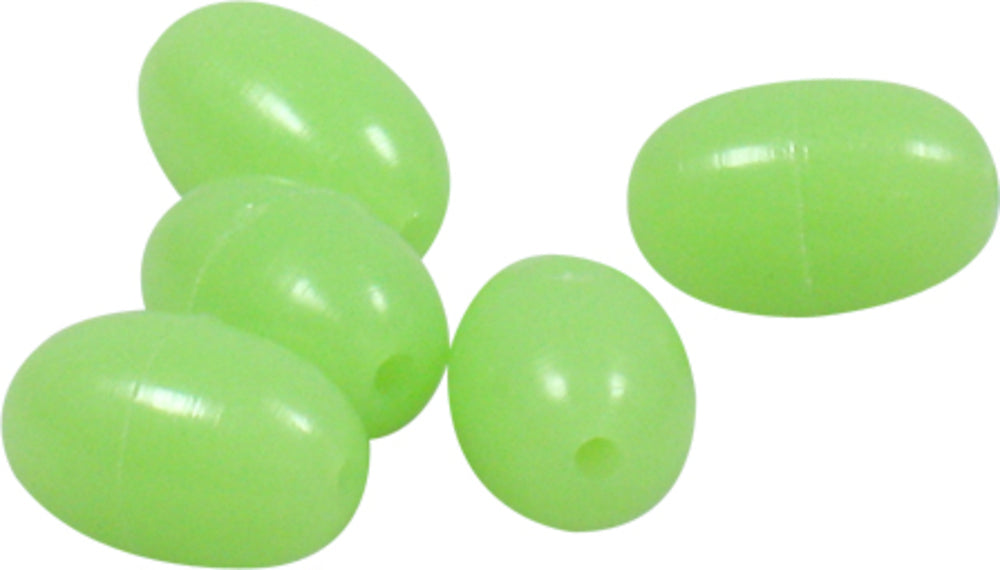 Seahorse Green Soft Rubber Lumo Beads 30pk