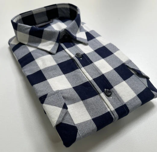 Mens Flannelette Button Through Shirt