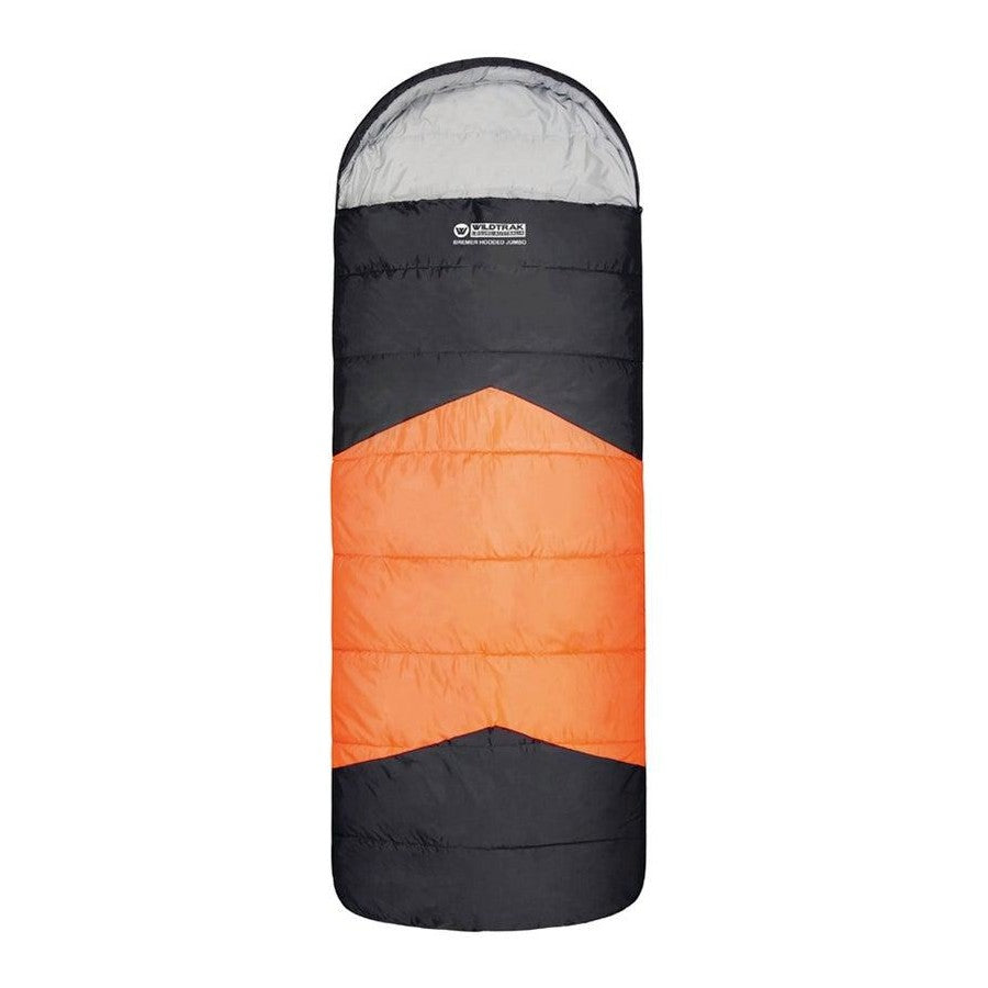 Wildtrak Bremer Hooded Jumbo Sleeping Bag 230x90cm 0 to -5C
