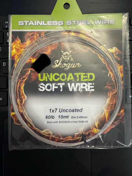 Shogun Uncoated Soft Wire 60lb 1x7 10mt