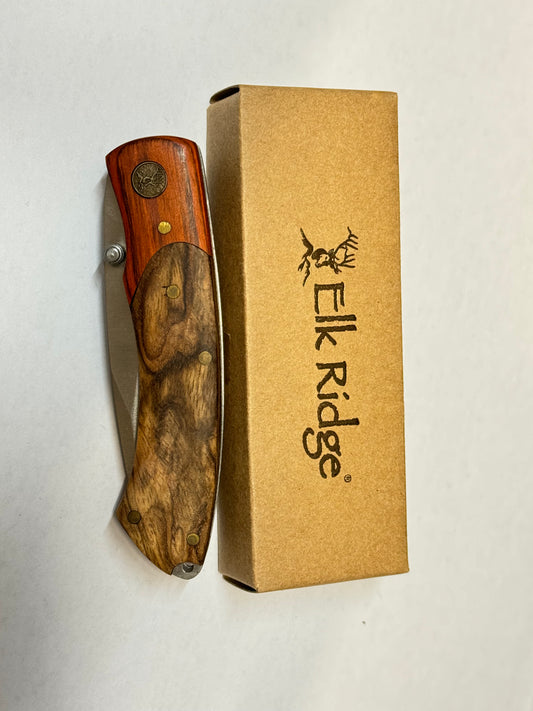 Elk Ridge Drop Point Folder Knife