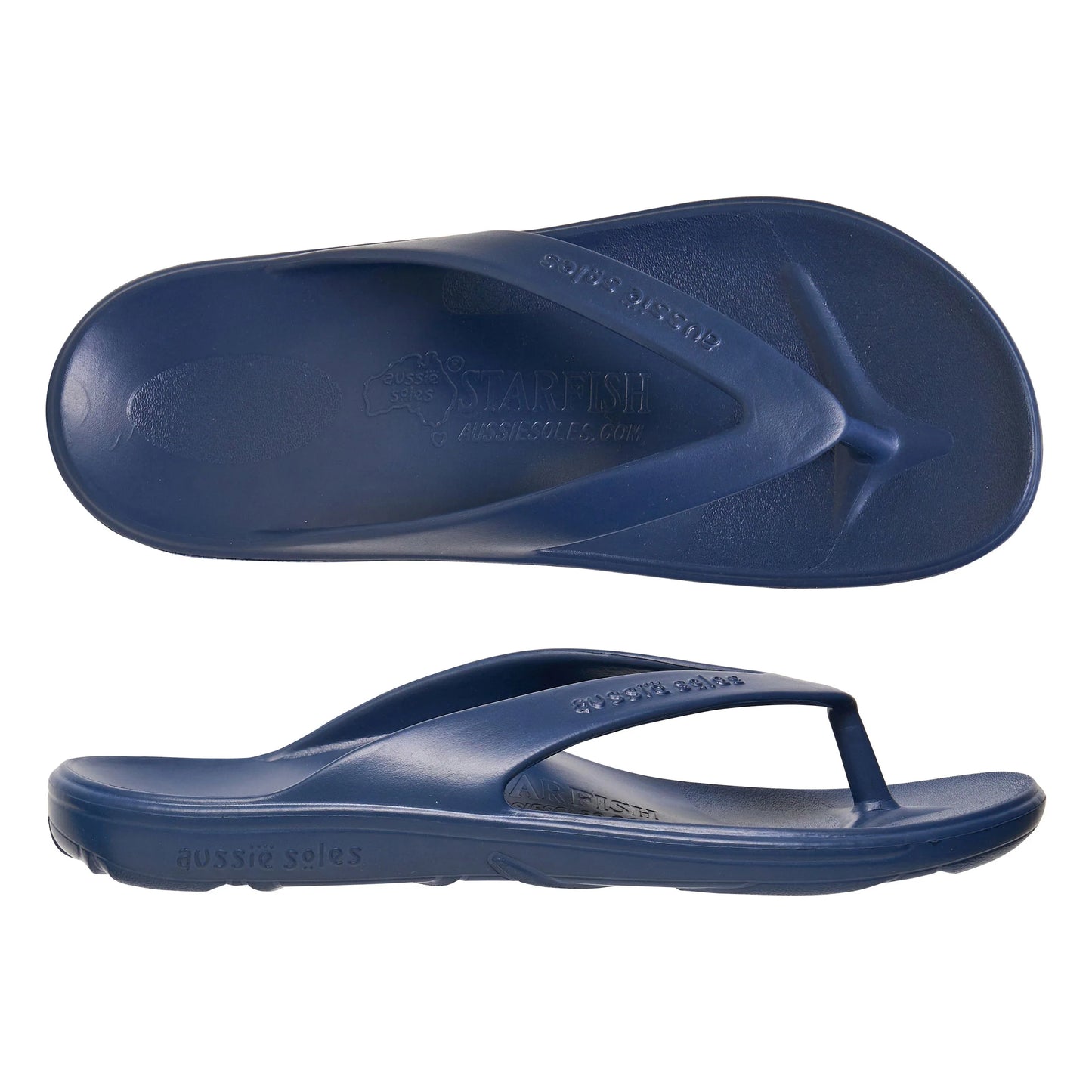 Aussie Soles Starfish Orthotic Thongs 3.3cm Arch Support