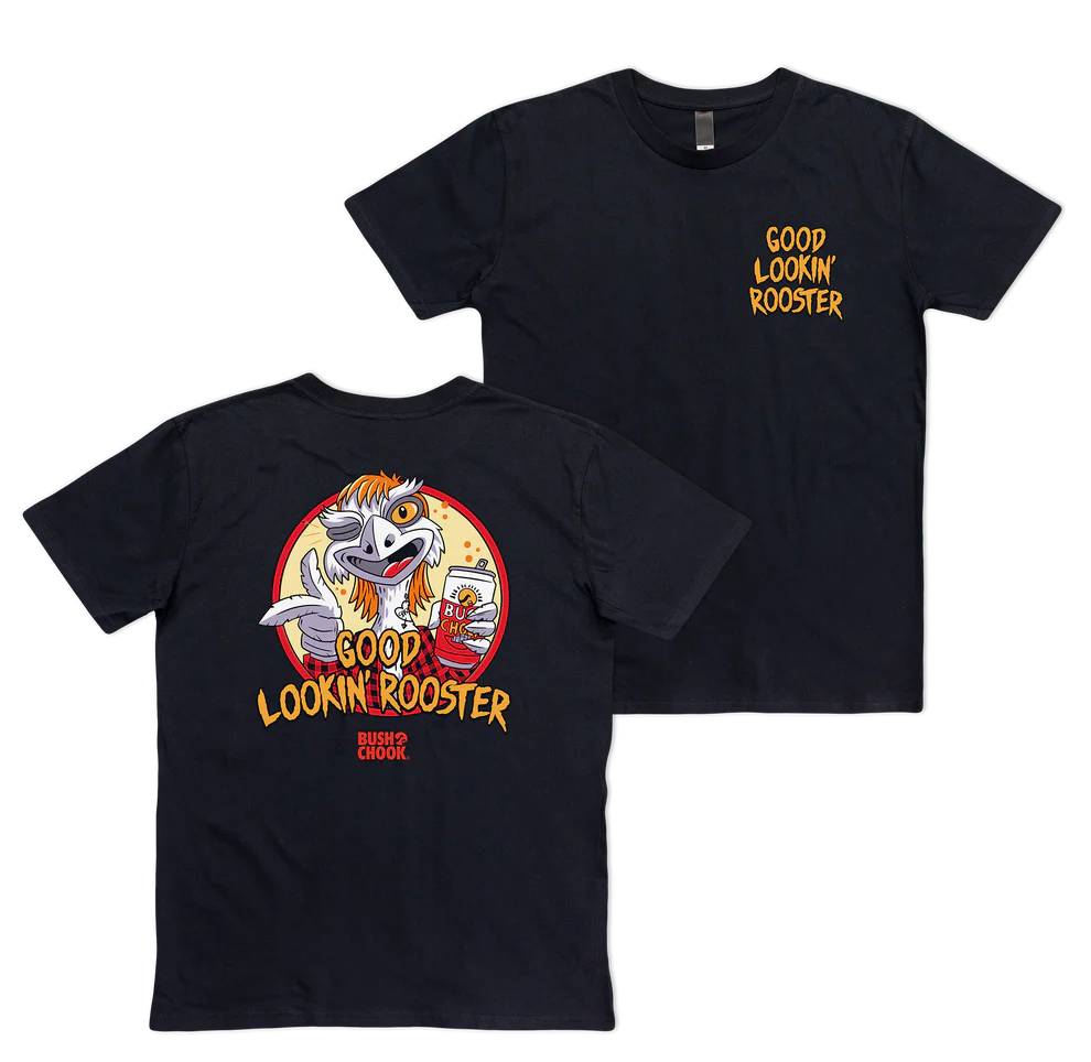 Bush Chook Good Lookin' Rooster T Shirt
