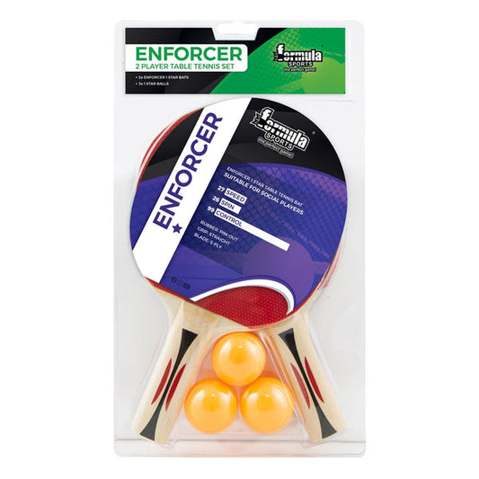 Enforcer 2 Player Table Tennis Set