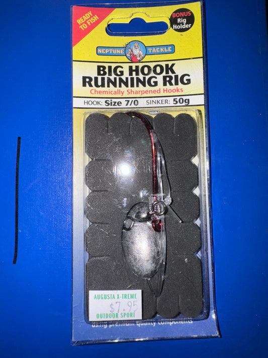 Neptune Tackle Big Hook Running Rig (Yellow Carded)