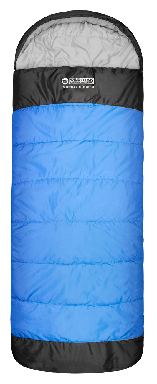 Wildtrak Murray Hooded Sleeping Bag 230x80cm 0 to -5C