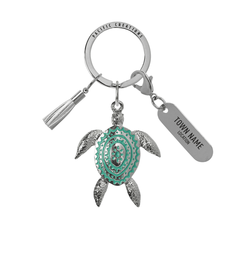 Pacific Creations Ocean Turtle Keychain