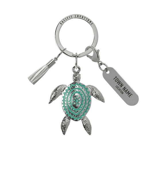 Pacific Creations Ocean Turtle Keychain