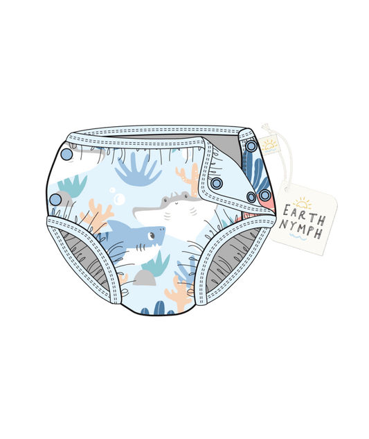 Earth Nymph Baby Boys Swim Pant Oceanic