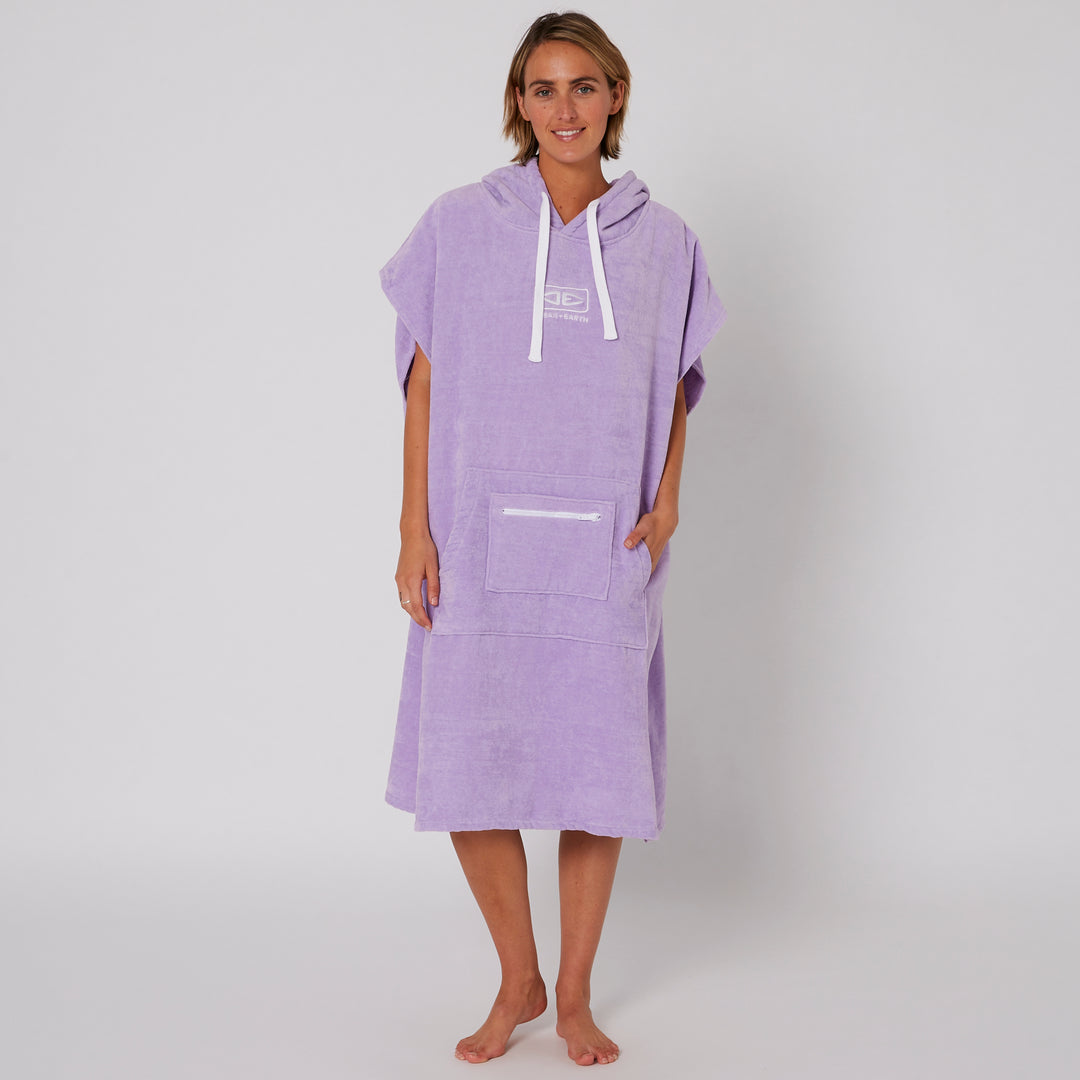 Ocean and Earth Ladies Hooded Poncho