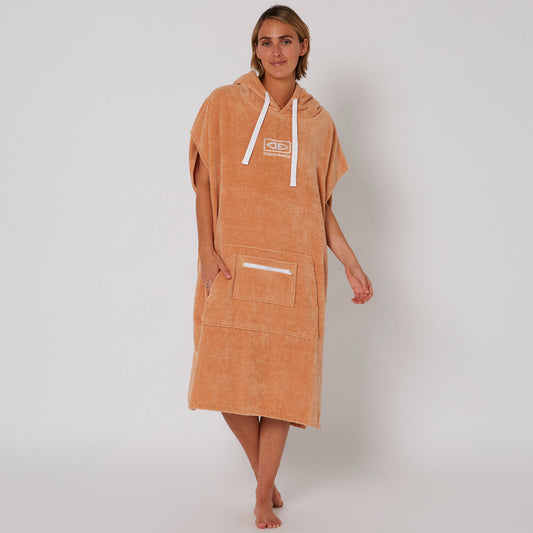 Ocean and Earth Ladies Hooded Poncho