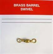 Seahorse Brass Barrel Swivels Qty 10