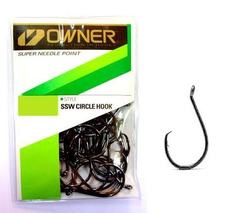 Owner SSW Circle Hooks Bulk Packet