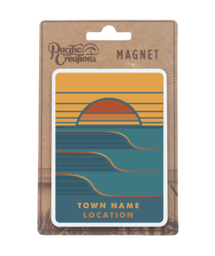 Pacific Creations Surf Formation Augusta Magnet